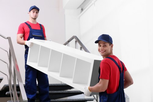 Professional team handling office clearance in North Watford