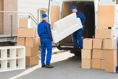 Professional office clearance team at work in Potters Bar