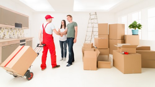 Professional office clearance team at work in Chigwell
